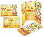 Буклет-меню для кафе "Чудо-Улей"