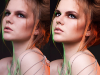 Ретушь кожи