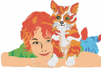 Мальчик с котом