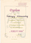 Диплом Конкурса чтецов им. Адама Мицкевича (3-е место, 2006г.)
