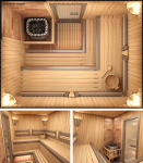 ДП. Интерьер сауны, г. Казань