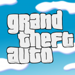 Нарисованный от руки логотип Grand Theft Auto