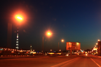 night in the city