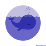 Иллюстрация "Cuttie Whale"