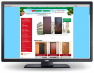 Сайт визитка, по продаже металлических дверей www.stalalyans.ru
