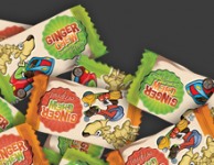 Ginger Ghew  Упаковка для имбирных конфет. Разработка персонажа