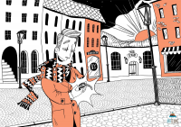 Иллюстрация к сказке "Волшебные часы"