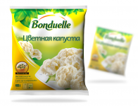 3D визуализация упаковки пакета "Bonduelle"