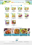 Каталог замороженной продукции web-сайта "Bonduelle"