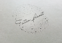 Лого для магазина одежды из Фатина "Fatin Planet"