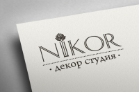Логотип для декор-студии "Никор"