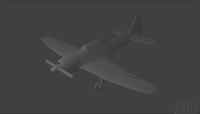 Low-poly модель A6M