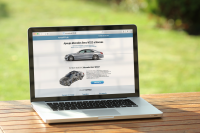 Landing page по аренде Mercedes в Москве