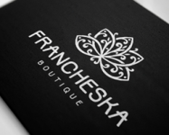 Логотип и фирменный стиль бутика «Франческа»