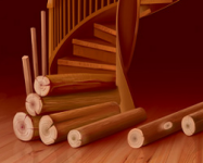 Постер для фабрики лестниц и дверей