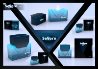 Серия флаконов духов Severe