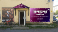 Макет баннера по ТЗ заказчика к салону красоты "Территория"