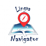 логотип онлайн курсов русского языка "Lingva navigator"