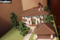Макет особняка. М1:75. Материал: ПВХ. 30 000 руб.