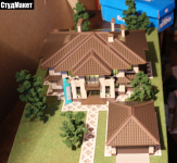 Макет особняка. М1:75. Материал: ПВХ. 30 000 руб.