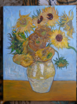 Подсолнухи.Ван-Гог.  копия