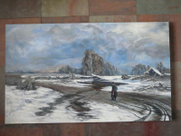 Васильев .Оттепель .копия (масло)