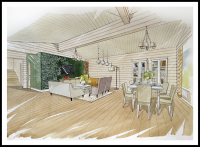 Загородный дом из бруса в КП "Grand Marina Club"
