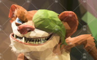 Low Poly иллюстрация