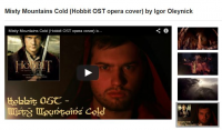 Hobbit OST - Misty Mountains Cold (cover)
