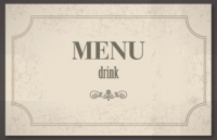 Меню для кофейни