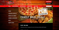 Landing Page, Pizza Market, Personality in design, nice place, t