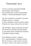 Опавший лист