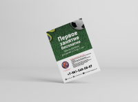 Флаер для Школы футбола Лео