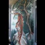 Роспись "Тигр"