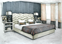 проект кровати "CALM"