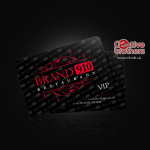 лого + дисконтная карта ресторана "Brand910"