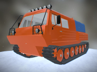 Легкий плавающий снегоболотоход гусеничный ТТМ-3 «Тайга»