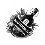 Логотип бара "Munhell"