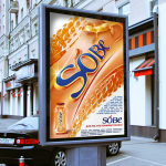 Сити-форматы для рекламы сокосодержащих напитков Sobe
