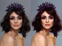 Глубокая ретушь