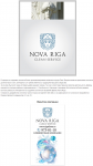 Фирменный стиль клининговой компании "NOVA Riga"