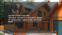 Дизайн сайта строительной компании "Сибирский лесоруб"