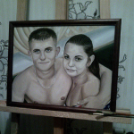 масло, холст 35х45