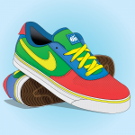 Отрисовка / Кроссовки Nike 1