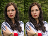 Ретушь женского портрета