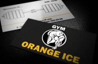 Визитка Orange Ice Gym