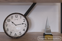 Close-up  полки на стеллаже. LOFT