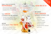 Флаер для Лос Анджелеса - Кальяны