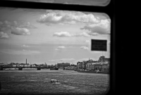 Из автобуса. Вид Литейного моста (Петербург)