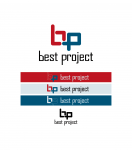 разработка логотипа для компании "best project"